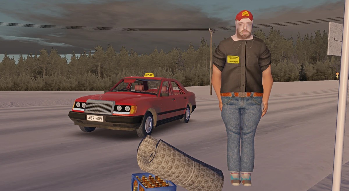 Kariera taksówkarza w lodowych realiach My Winter Car 3