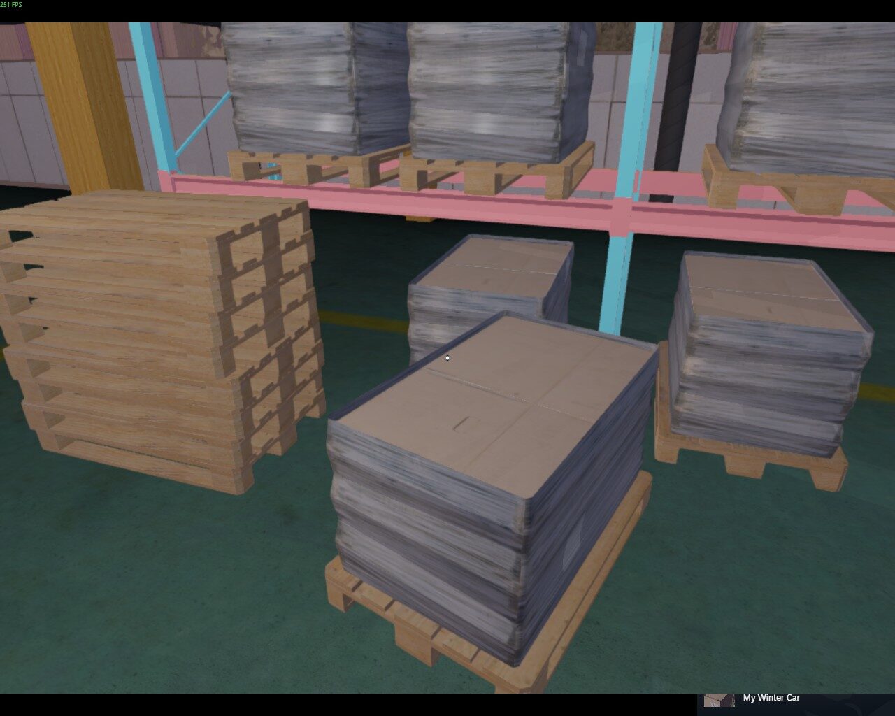 Praca w fabryce w My Winter Car 6