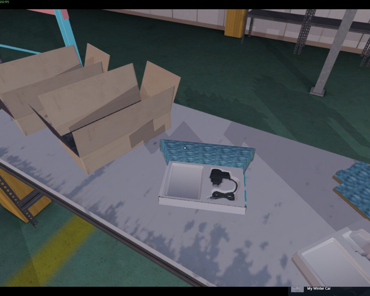 Praca w fabryce w My Winter Car 14